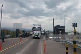 Humanitarian aid convoy sent from Azerbaijan crosses border and heads to Iran -PHOTO  -VIDEO 