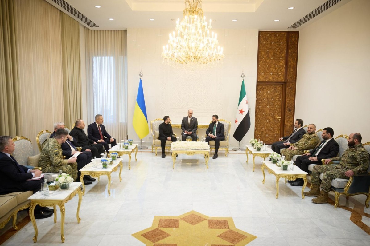 Turkish FM meets Zelenskyy, al-Sharaa in Syria