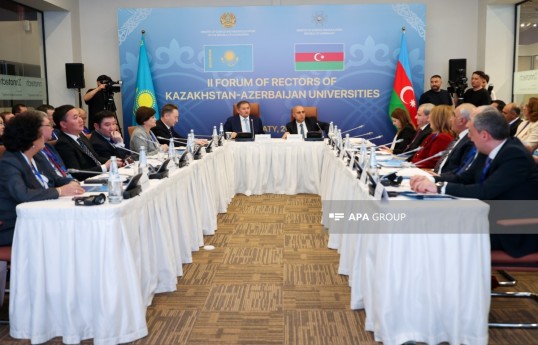 Second Forum of Rectors of Azerbaijani and Kazakh universities held
