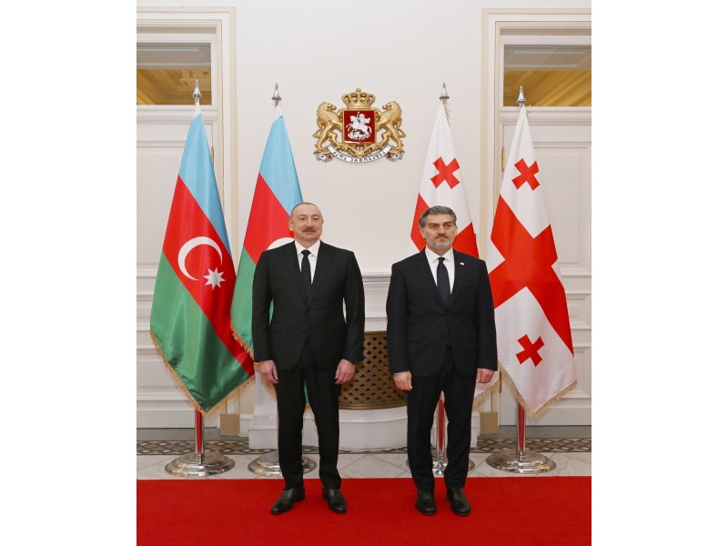 President of Azerbaijan Ilham Aliyev held one-on-one meeting with President of Georgia Mikheil Kavelashvili - UPDATED 