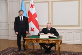 President of Azerbaijan Ilham Aliyev held one-on-one meeting with President of Georgia Mikheil Kavelashvili - UPDATED 