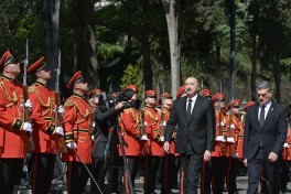Official welcome ceremony was held for President Ilham Aliyev in Tbilisi - UPDATED  - PHOTO 