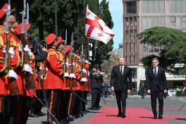 Official welcome ceremony was held for President Ilham Aliyev in Tbilisi - UPDATED  - PHOTO 