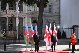 Official welcome ceremony was held for President Ilham Aliyev in Tbilisi - UPDATED  - PHOTO 