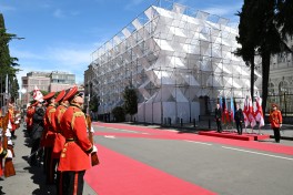 Official welcome ceremony was held for President Ilham Aliyev in Tbilisi - UPDATED  - PHOTO 