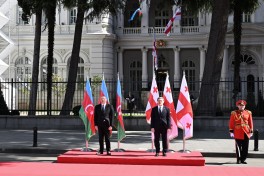 Official welcome ceremony was held for President Ilham Aliyev in Tbilisi - UPDATED  - PHOTO 