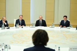 President Ilham Aliyev held expanded meeting with Georgian Prime Minister Irakli Kobakhidze