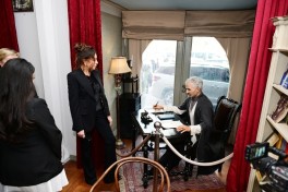 First Lady Mehriban Aliyeva visited Museum of Azerbaijani Culture named after Mirza Fatali Akhundzade in Tbilisi - PHOTO 