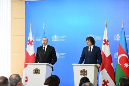 President of Azerbaijan and Prime Minister of Georgia delivered press statements-UPDATED-1 -VIDEO 
