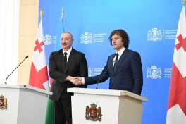 President of Azerbaijan and Prime Minister of Georgia delivered press statements-UPDATED-1 -VIDEO 