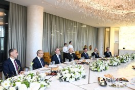 Luncheon held in honor of the President of the Republic of Azerbaijan