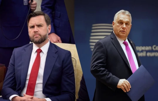 US Vice President James David Vance, Hungarian Prime Minister Viktor Orbán