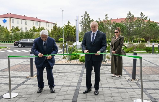 President Ilham Aliyev attended opening of International Training Center at National Aviation Academy - PHOTO 