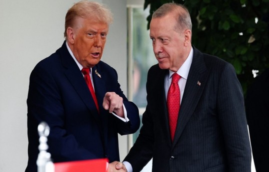 US President Donald Trump, President of Türkiye Recep Tayyip Erdoğan