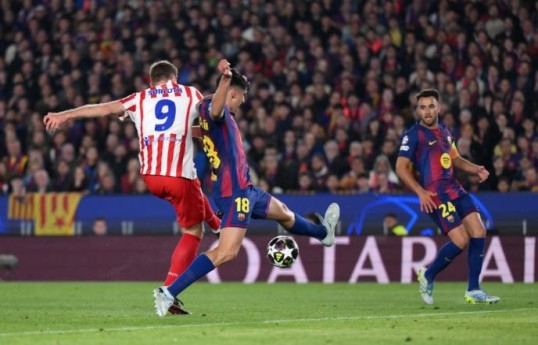 Atletico Madrid beat Barcelona in the first leg of their Champions League quarter-final