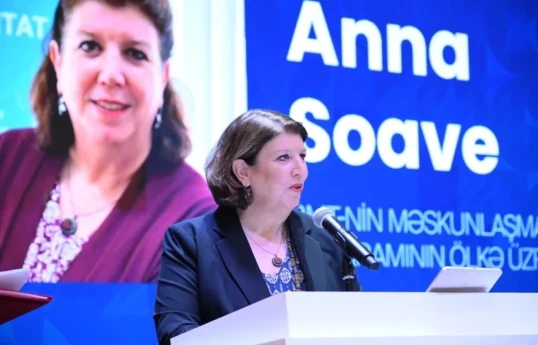 Anna Soave, Head of the UN-Habitat Programme in Azerbaijan