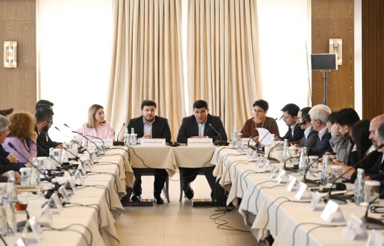 Bilateral roundtable with participation of Azerbaijani and Armenian representatives held- PHOTO -UPDATED 