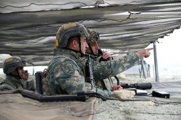 Live-fire tactical exercise underway in Azerbaijan Army