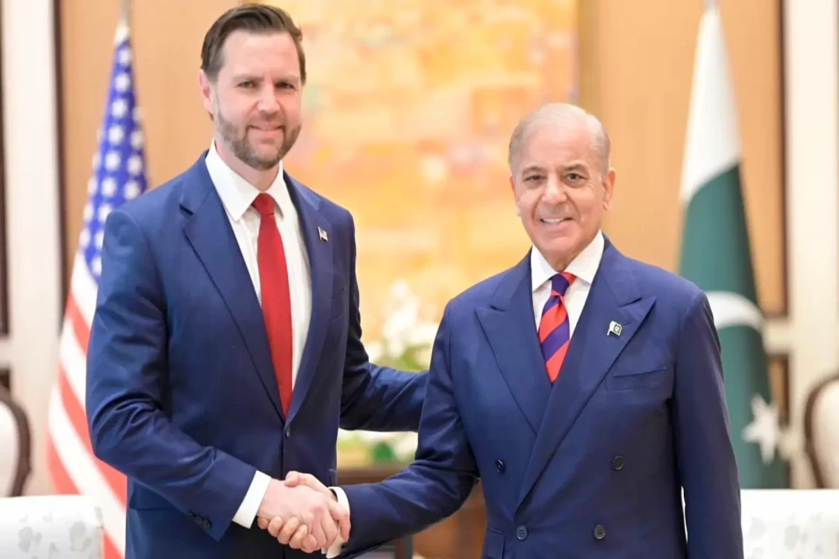 US Vice President JD Vance, Pakistani Prime Minister Shehbaz Sharif