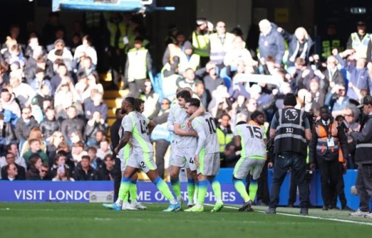 Manchester City thrashed Chelsea in the English Premier League match