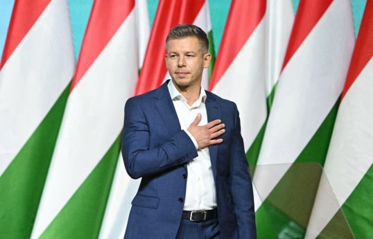 Tisza Party leader and MEP Péter Magyar