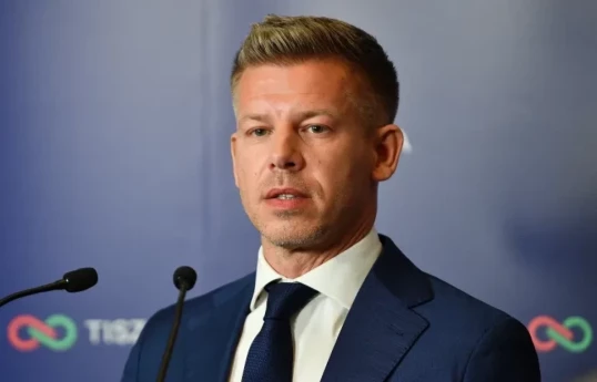 Hungary's future prime minister, Péter Magyar