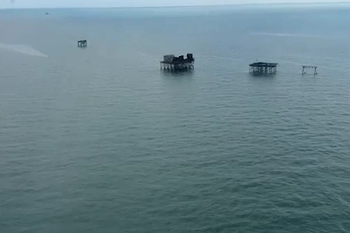 Helicopter, rescue teams deployed after fisherman goes missing near Oil Rocks - VIDEO 