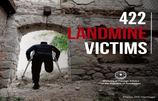 MFA: 422 Azerbaijani citizens have fallen victim to landmines since war