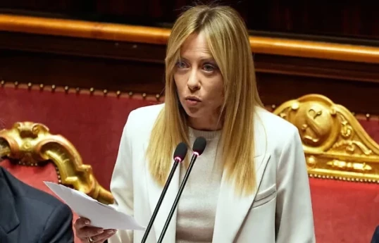 Italian Prime Minister Giorgia Meloni