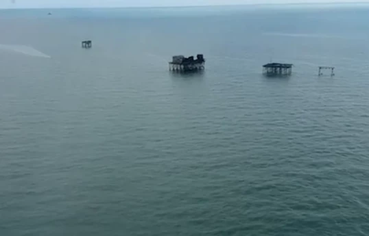 Helicopter, rescue teams deployed after fisherman goes missing near Oil Rocks - VIDEO 