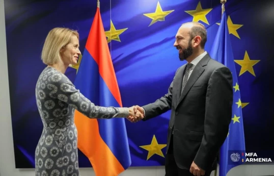 EU High Representative for Foreign Affairs and Security Policy and Vice-President of the European Commission Kaja Kallas, Armenian Foreign Minister Ararat Mirzoyan