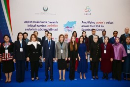Baku hosts opening ceremony of international conference on “Amplifying women's voices across CICA for Sustainable Growth” - PHOTO 