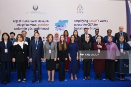 Baku hosts opening ceremony of international conference on “Amplifying women's voices across CICA for Sustainable Growth” - PHOTO 