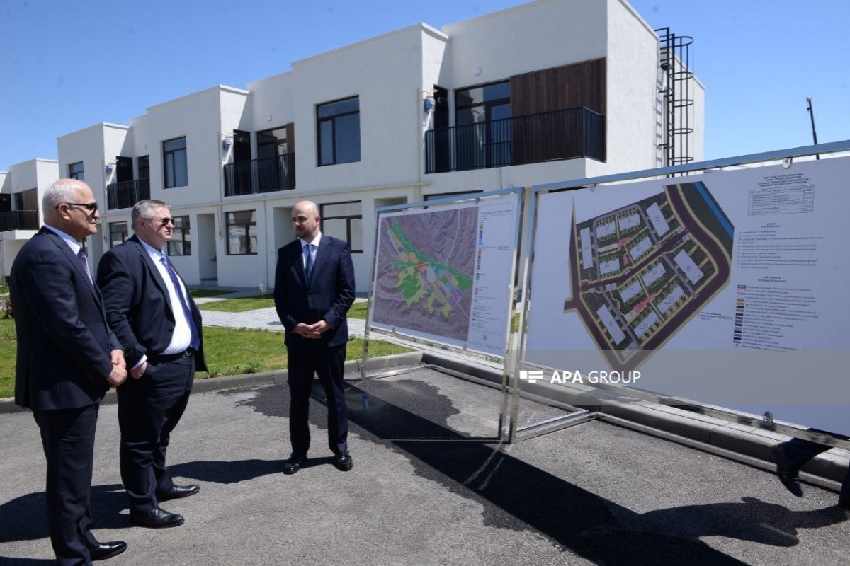 Participants of Azerbaijan-Russia Intergovernmental Commission meeting visit Aghali village - PHOTO 