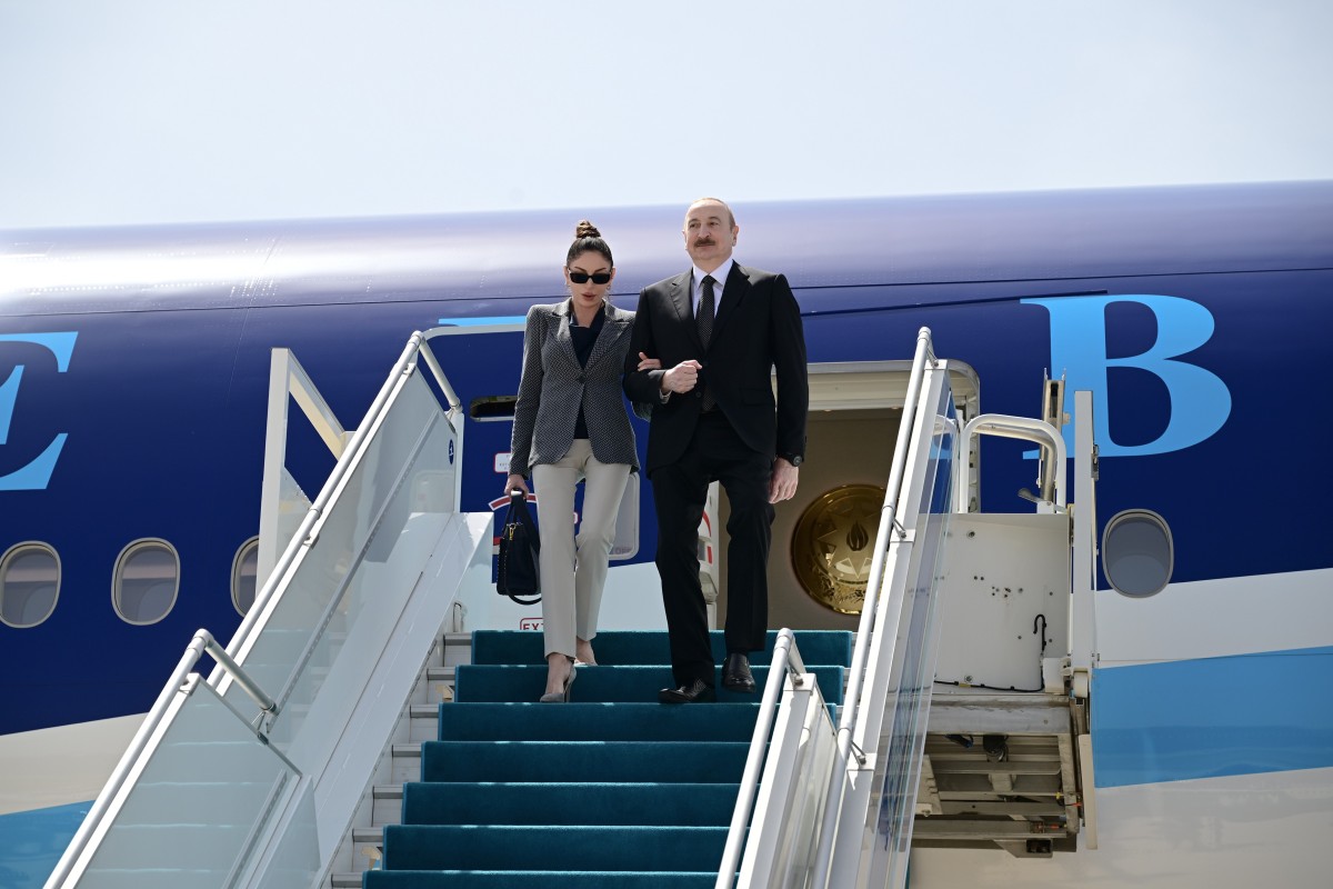 First Lady Mehriban Aliyeva and Ilham Aliyev, President of the Republic of Azerbaijan