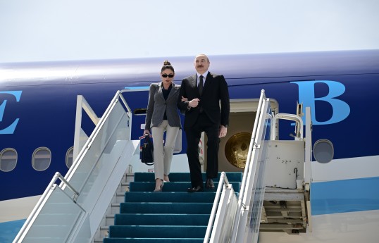 First Lady Mehriban Aliyeva and Ilham Aliyev, President of the Republic of Azerbaijan