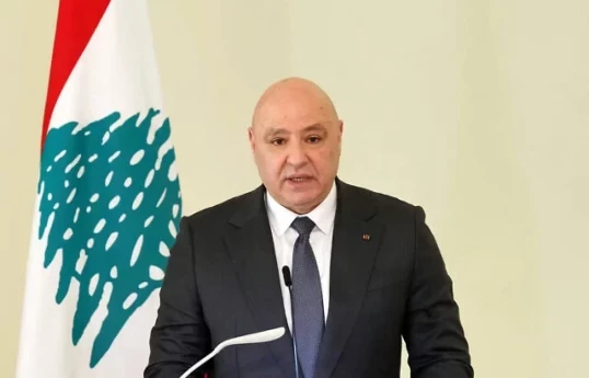 Lebanese president Joseph Khalil Aoun