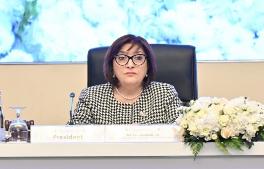 Speaker of the Milli Majlis Sahiba Gafarova