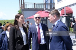 Participants of Azerbaijan-Russia Intergovernmental Commission meeting visit Aghali village - PHOTO 