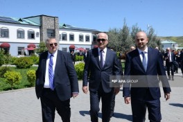 Participants of Azerbaijan-Russia Intergovernmental Commission meeting visit Aghali village - PHOTO 
