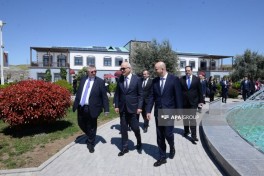 Participants of Azerbaijan-Russia Intergovernmental Commission meeting visit Aghali village - PHOTO 