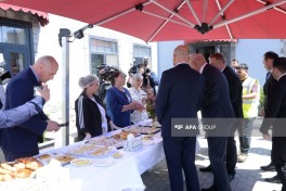 Participants of Azerbaijan-Russia Intergovernmental Commission meeting visit Aghali village - PHOTO 