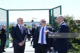 Participants of Azerbaijan-Russia Intergovernmental Commission meeting visit Aghali village - PHOTO 