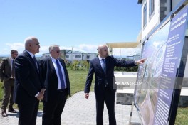 Participants of Azerbaijan-Russia Intergovernmental Commission meeting visit Aghali village - PHOTO 