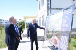 Participants of Azerbaijan-Russia Intergovernmental Commission meeting visit Aghali village - PHOTO 