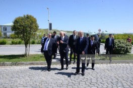 Participants of Azerbaijan-Russia Intergovernmental Commission meeting visit Aghali village - PHOTO 