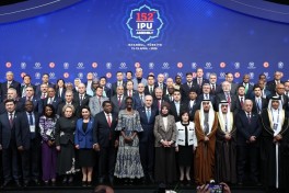 Milli Majlis Speaker Sahiba Gafarova attends IPU Assembly opening in Istanbul