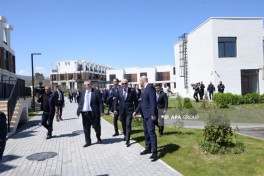 Azerbaijan–Russia commission members review reconstruction works in Zangilan - PHOTO 