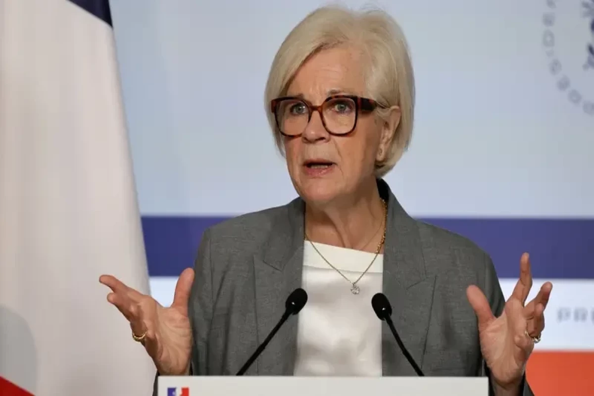 French Defense Minister Catherine Vautrin