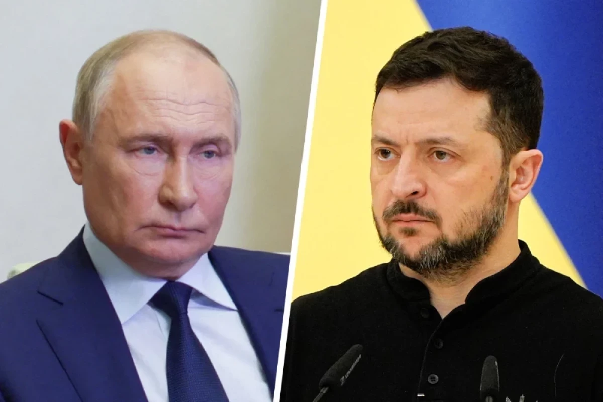 Russian President Vladimir Putin, Ukrainian President Volodymyr Zelenskyy